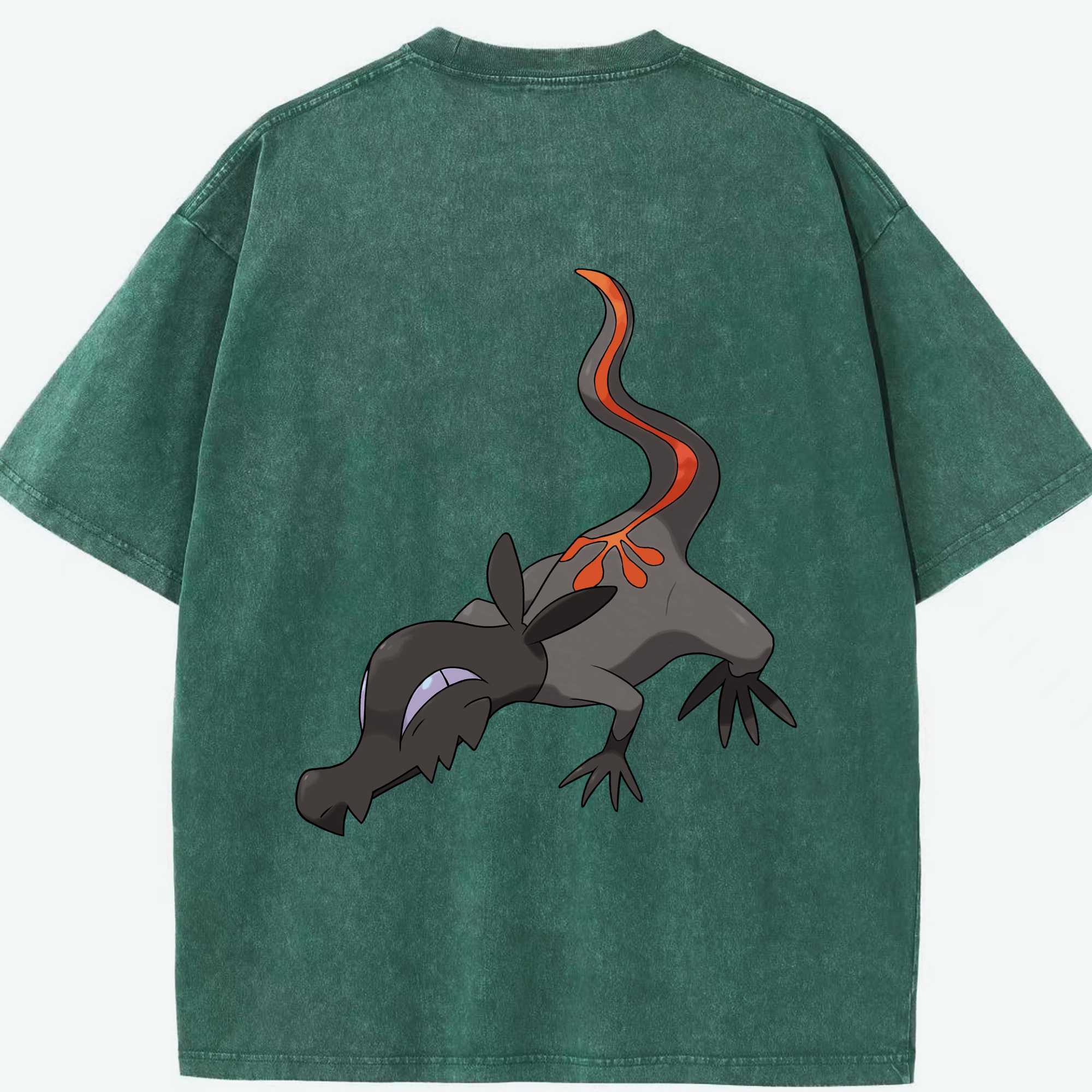 （画像用） ポケットモンスター Pokémon 綿100% ヴィンテージ風 半袖Tシャツ（背面プリント）